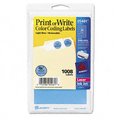 Avery Avery 05461 Print or Write Removable Color-Coding Labels- 3/4in dia- Light Blue- 1008/Pack 5461